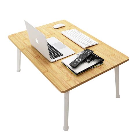 Buy Laptop Bed Table Bed Desk For Laptop And Writing With Folding Legs