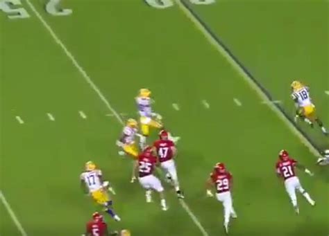 lsu cb tre davious white takes punt 60 yards for score with ridiculous return news scores