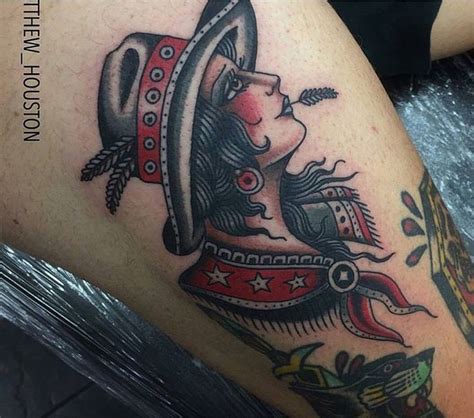 Pin By Zach Webb On Ink Cowgirl Tattoos Traditional Tattoo Cowboy