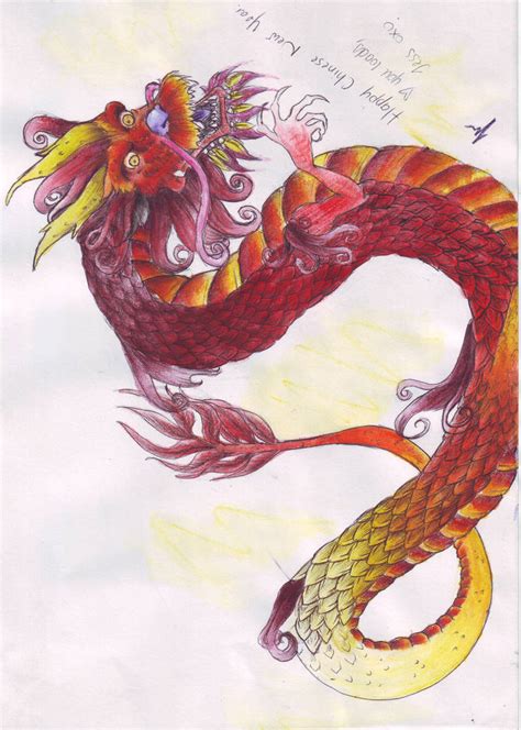 Fire Chinese Dragon By Kurekoneko On Deviantart