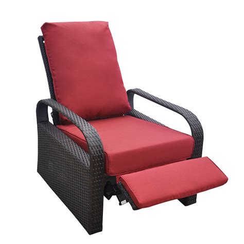 Buy Art To Real Outdoor Resin Wicker Patio Recliner Chair With Cushions Patio Furniture Auto