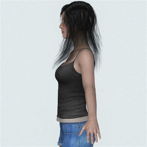 Young Sexy Girl 3d Model By Cganimalworld