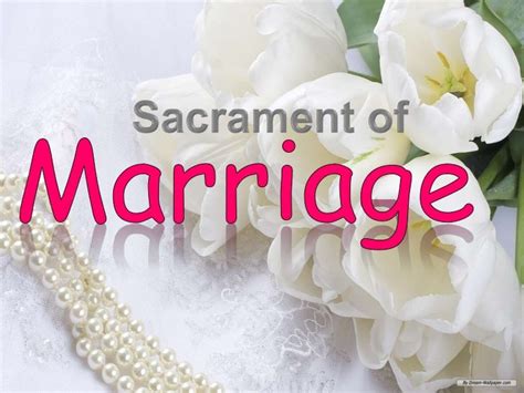 Sacrament Of Marriage