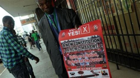 Zimbabwe Votes On Constitutional Referendum