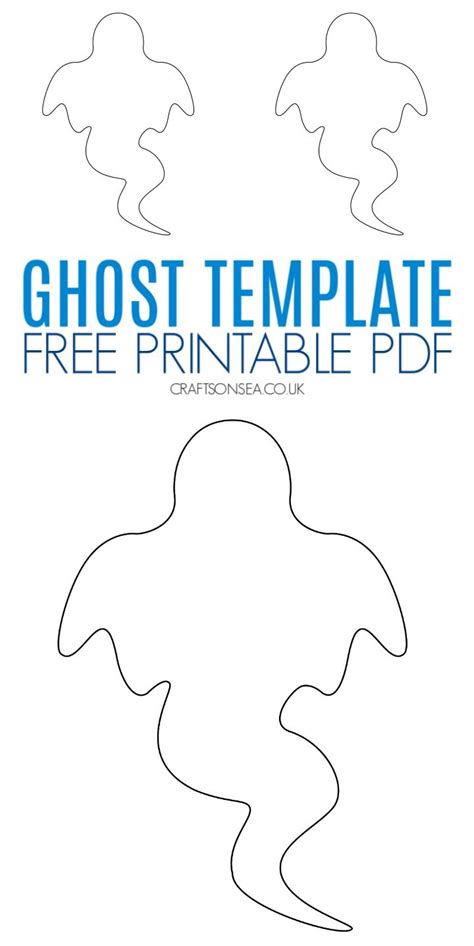 ghost template printable  ghost template halloween