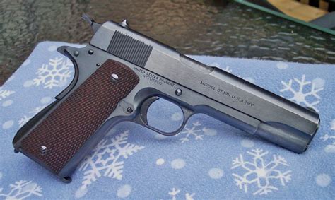Colt Model Of 1911 Us Army Transition 1911a1 M1911a1 45