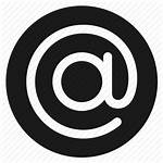 Icon Email Round Circle Web Sign Circular