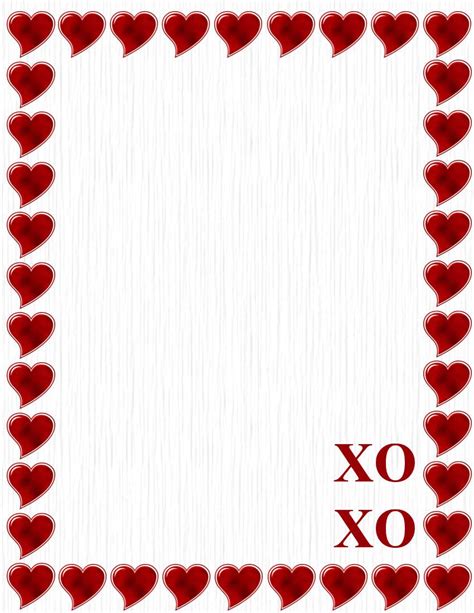Valentines Day 2 Stationery Paper Stationery Valentines