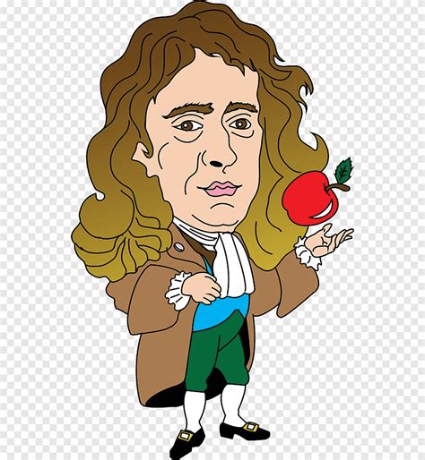 Isaac Newton Caricatura
