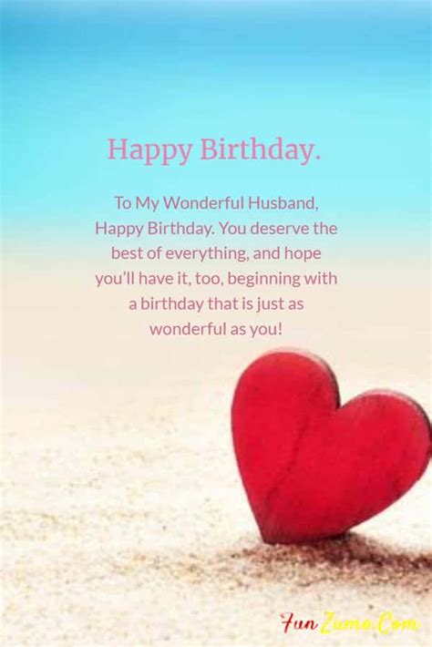 110 Birthday Wishes For Husband Happy Birthday Quotes And Messages Funzumo