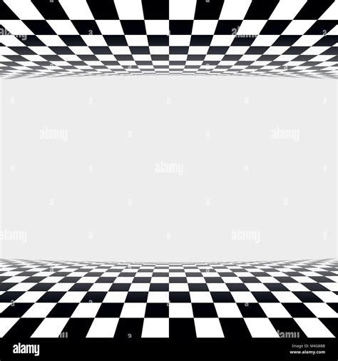 Abstract Checker Background In Perspective Stock Vector Image And Art Alamy