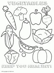 Coloring pages for food are available below. Healthy food coloring pages. Food groups