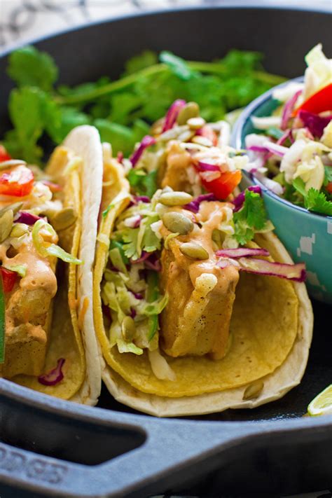Crispy Fish Tacos With Margarita Slaw Recipe Little