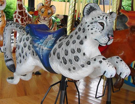 One Of The Carousel Animals On The Conservation Carousel At The Akron