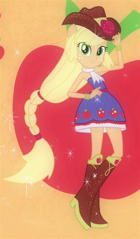 Applejack (eg)/gallery/overview this is a gallery for applejack's different physical. Image - Applejack Fall Formal ID EG.png | My Little Pony ...