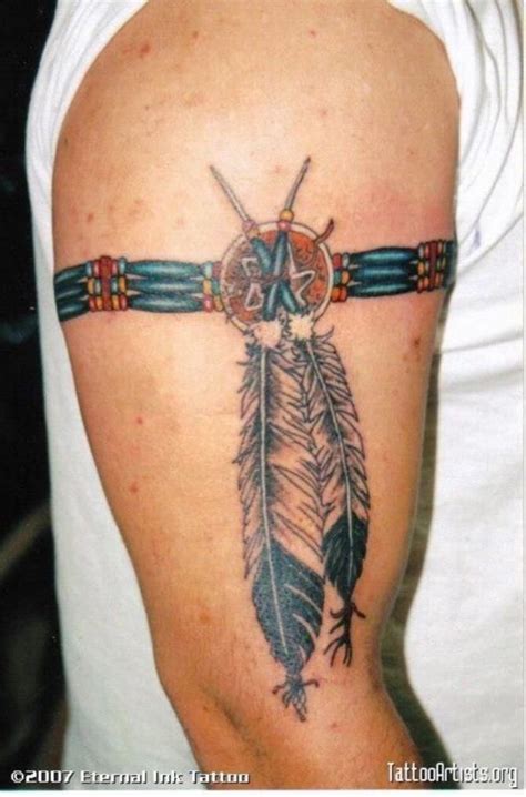Native American Tattoos Native American Tattoos Feather Tattoos Arm Band Tattoo