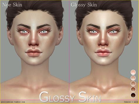 The Sims Resource Ps Glossy Skin