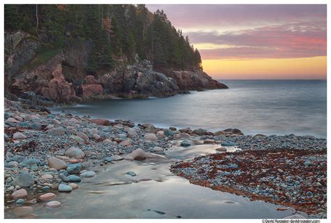 Hunters Beach Sunrise Acadia National Park Maine David Roossien