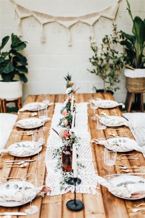 A Total Look At My Backyard Bohemian Dinner Party This Is One Of My Absolute Favorite Blog