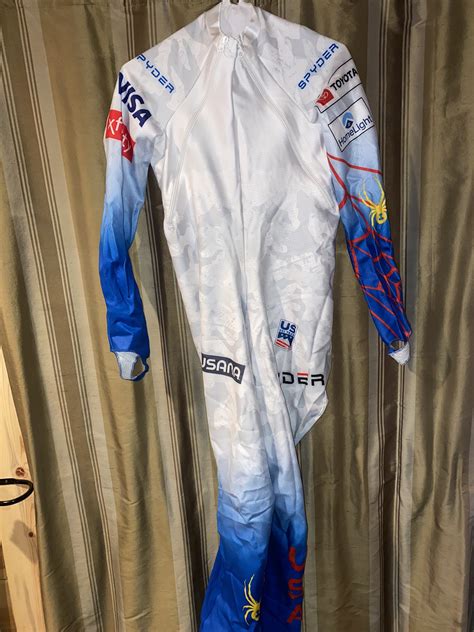 New Us Ski Team Dh Air Evac Spyder Ski Suit Fis Legal Sidelineswap