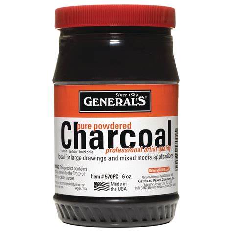 Generals Powdered Charcoal 6oz