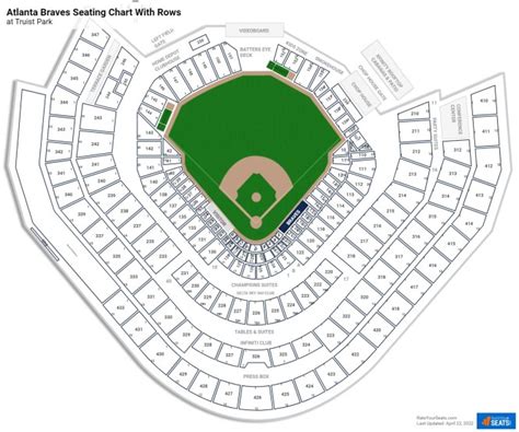 Atlanta Braves Seating Chart With Rows Awesome Home