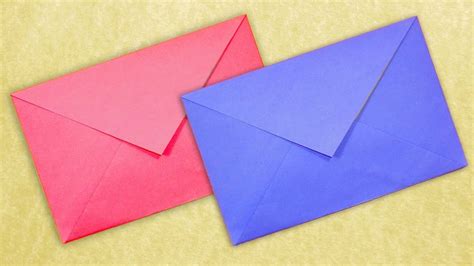 Paper Envelope Without Glue How To Make An Envelope Diy Easy Origami