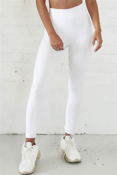 wholesale white basic seamless leggings j5 fashion