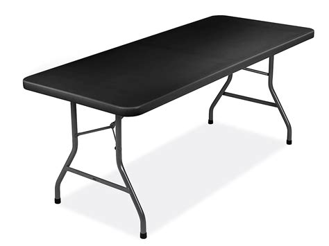 Economy Folding Table 72 X 30 Black H 2750fol Bl Uline
