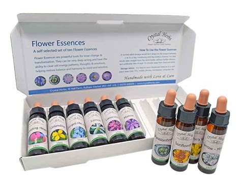 10ml Flower Essence Self Select Set Ten Essences Crystal Herbs Shop