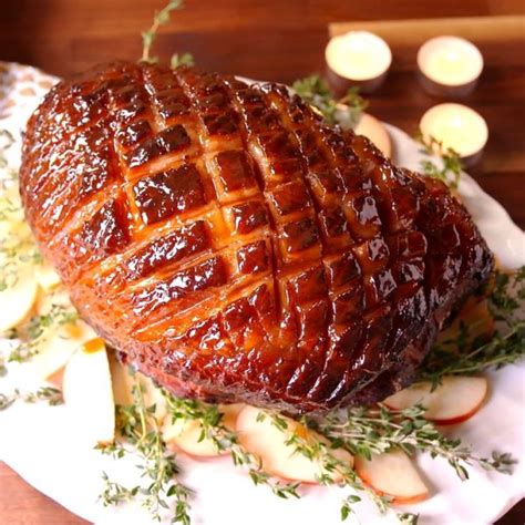 Christmas Baked Ham With Brown Sugar Glaze ⋆ Clever Chef