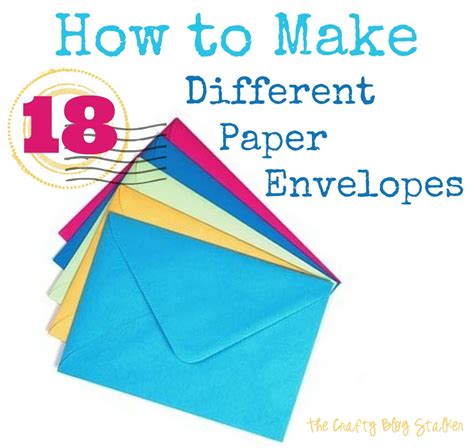 How To Make Paper Envelopes The Crafty Blog Stalker