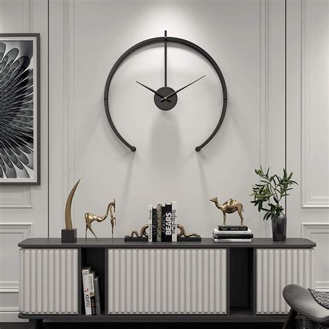 Super Modern Clock Simple Elegant Design Large Wall Clock Etsy