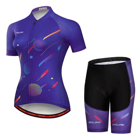 2018 Jpojpo Summer Pro Cycling Jersey Clothing Set Mtb Bicycle Jersey Sets Ciclismo Women Quick