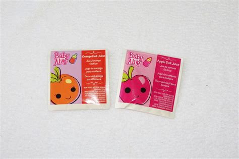 Baby Alive Food Packets Printables