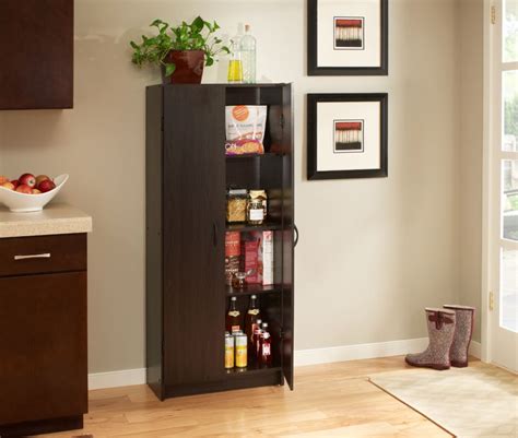 While 2 shelves are fixed, you can adjust the height of the other two shelves to accommodate tall things. Don't have pantry space in your home or rental? Try a ...