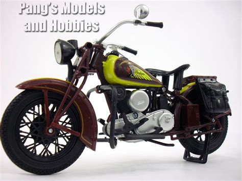 Indian Sport Scout Motorcycle 112 Scale Model By Newray Pangs