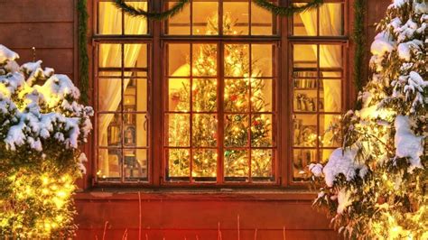Christmas Window Full Hd Wallpaper And Background Image 1920x1080