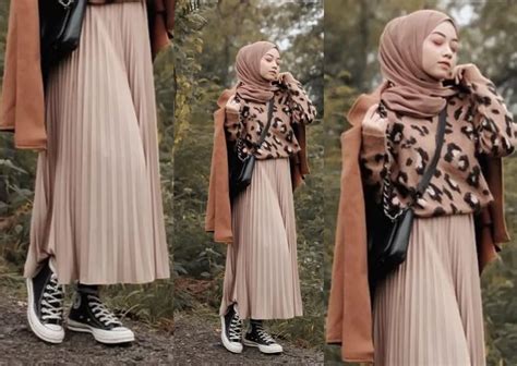 7 Inspirasi Ootd Sepatu Converse Untuk Wanita Berhijab