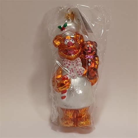 Christopher Radko Holiday Muppets Fozzie Bear Ornament By