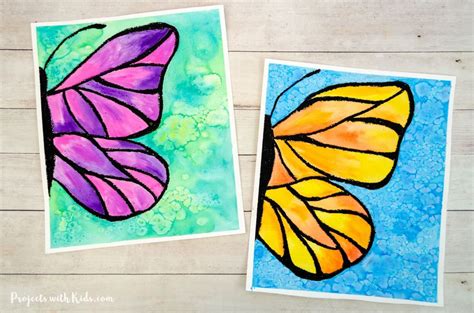 Beautiful Watercolor Butterfly Painting For Kids To Make Projects