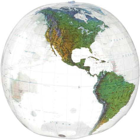 Small World Nature® Inflatable Topographical Globe
