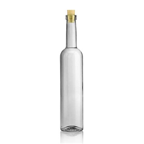 500ml Clear Glass Bottle Bordeaux With Lip World Of Uk