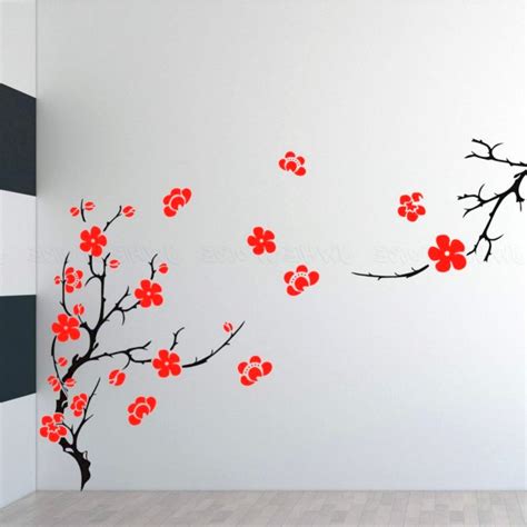 Beautiful Sakura Tree Diy Indoor Wall Painter