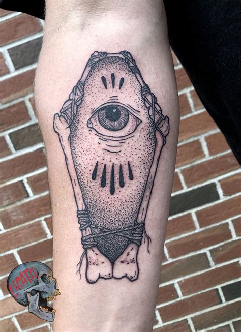 Bone Coffin Eye Tattoo Stone Tattoo Tattoos All Seeing Eye Tattoo