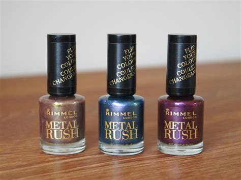 Rimmel Metal Rush Nail Varnish Collection Review Swatches