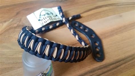 Get prepped for hunting season with a paracord wrist bow sling! Bow Wrist Sling - Twisted Cobra Weave | Cobra weave, Bow wrist sling, Cobra weave paracord