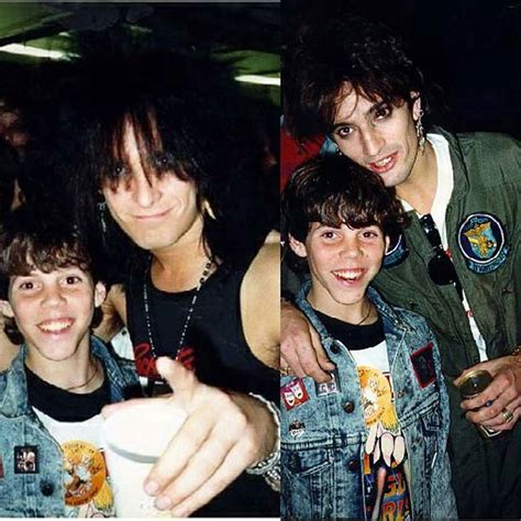 A Young Steve O Meeting Nikki Sixx And Tommy Lee Of Mötley Crüe 1987