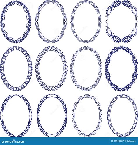 Oval Borders And Frames