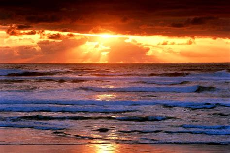Hintergrund Horizont Sonnenuntergang Meer 🔥 Top Kostenlose Hintergründe